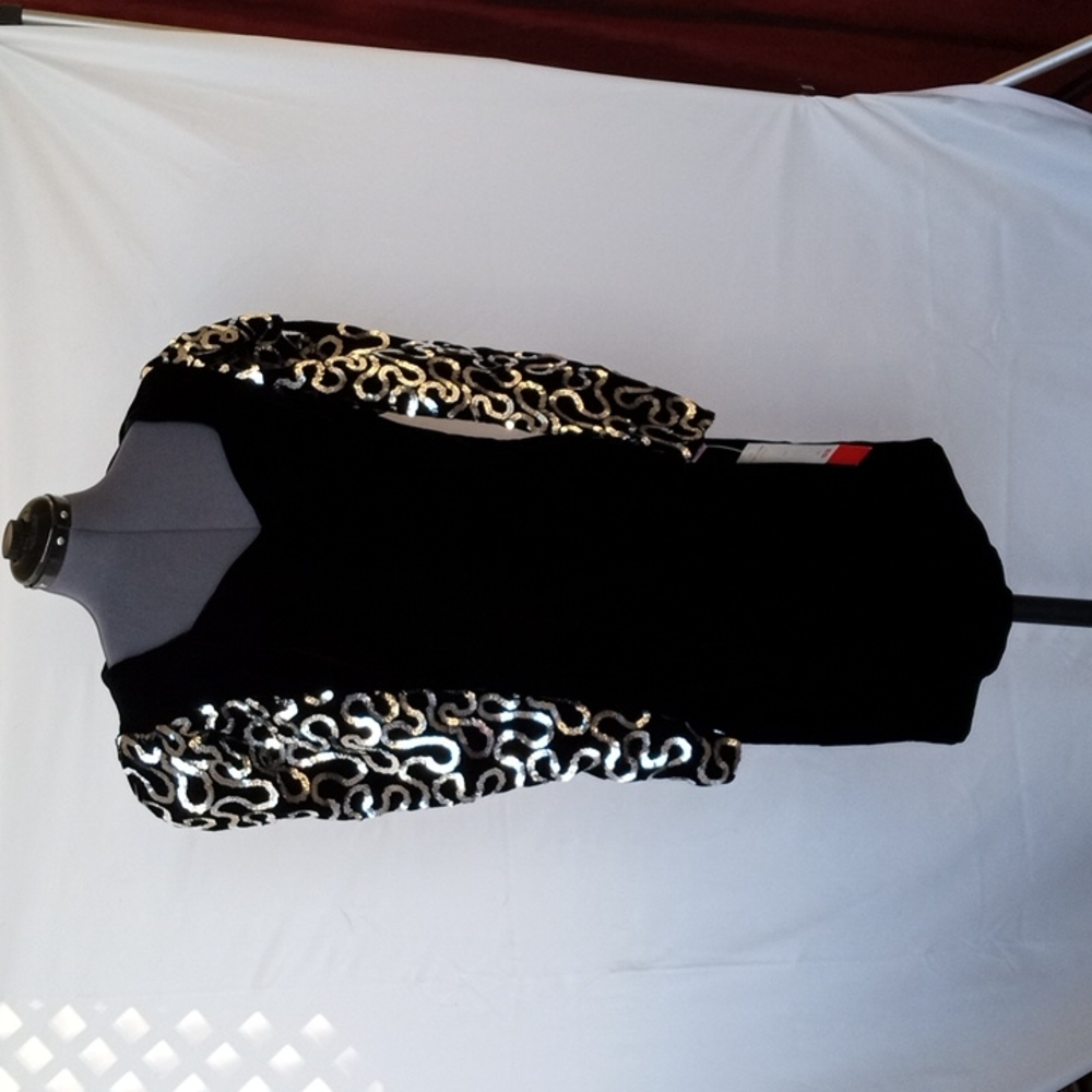 Dave & Johnny Vintage Black Dress